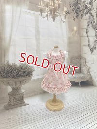 イチゴピンクシャーリングワンピース